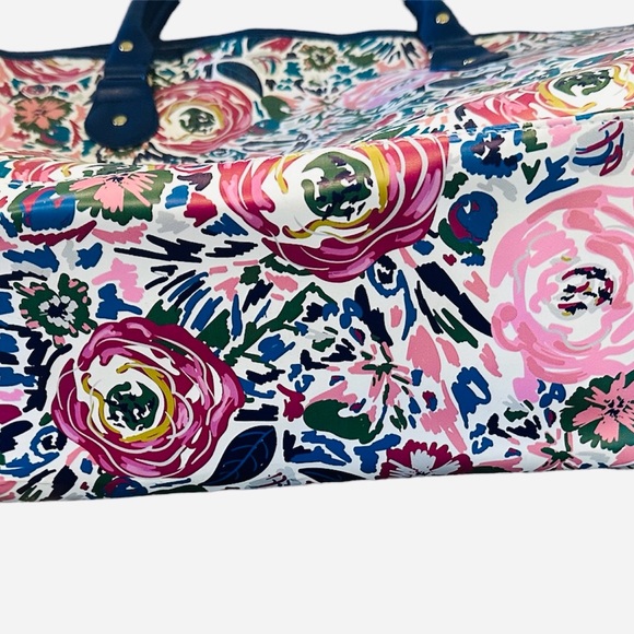 New! Jane Marie Blair Peony tote beach picnic carryall bag. - Picture 3 of 13